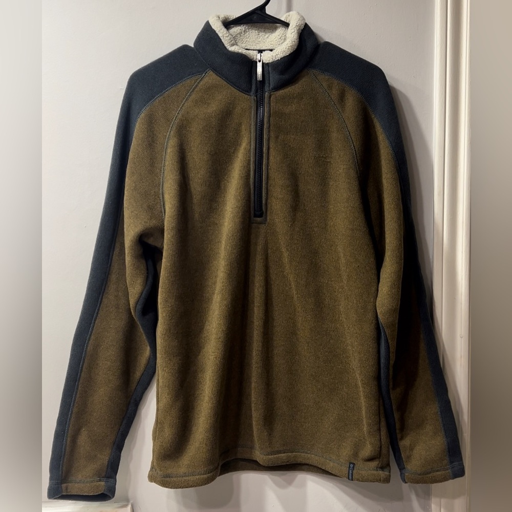 Columbia Men’s Sweater /Green and Black/ Size M